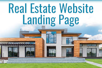 do real estate investor website or landing page in wordpress