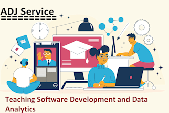 teach you java, python, web development and data analysis