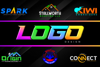 do modern business logo design with copyrights