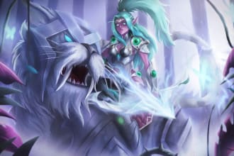 draw you fantasy art,splash art,concept art,cover art