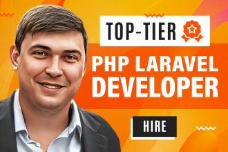 be your PHP laravel developer, web application development