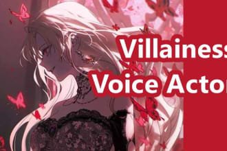 do a low, evil, villain villainess voice over and act