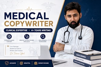 be your medical copywriter for healthcare brands