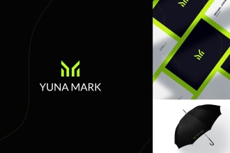 clean modern minimalist brand logo design for your business