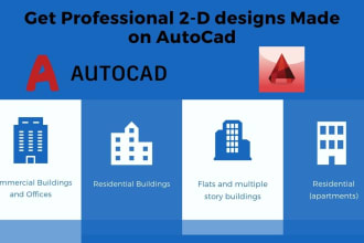 make professional 2d designs on autocad