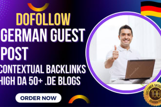 create high da dofollow german guest post german backlinks