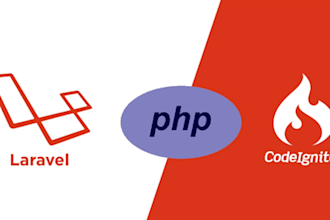 develop PHP, laravel, codeigniter website, and rest API