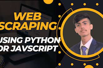 create a web scraper in javascript or python