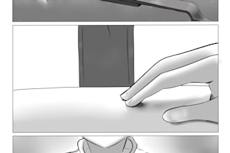 draw a manga or comic page for you