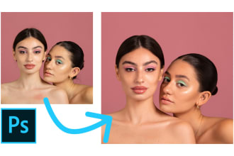 do portrait beauty and skin retouching