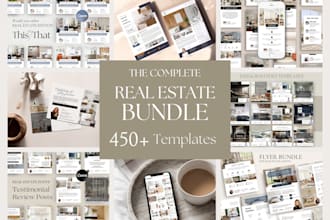 provide a real estate template bundle