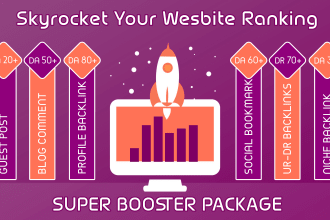 make skyrocket your website ranking  super booster package