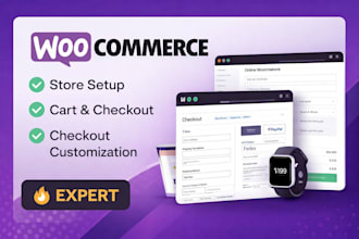 build or customize woocommerce website with optimized checkout
