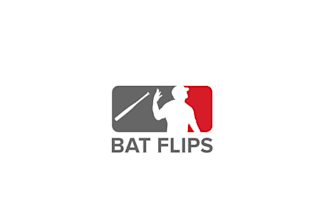 design bat flips logo in 1 day