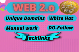 build 80 web 2 0 backlinks through high authority sites