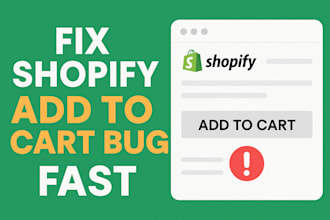fix your shopify add to cart button not working issue fast