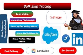 do b2b lead generation skip tracing for real estate