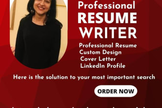 provide professional resume writing services
