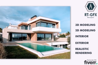 design your dream house, office, villa in high quality