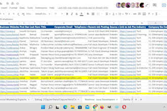 highly targeted b2b linkedin lead generation email list build