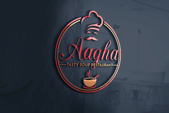 design creative logo for restaurant catering, bbq, coffee, or food brand
