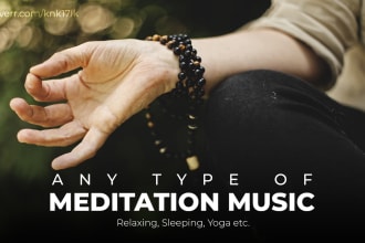 create any type of meditation music track for commercial use