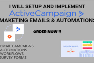 setup automation using activecampaign