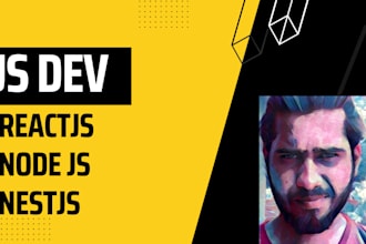 do javascript,  node js, nest js, react js development