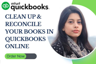 clean up and reconcile your books in quickbooks online