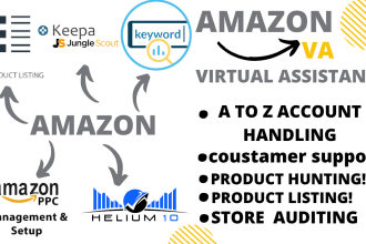 be your amazon virtual assistant, fba, fbm consultant VA
