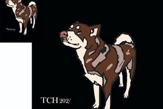 design trendy vector tracing using pen tool in just 2 hours