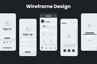 do wireframe and prototype for your website or software