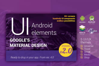 design UI UX for ios and android mobile app