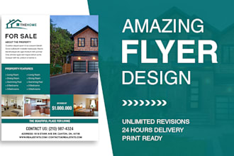 design clean professional flyers and brochures