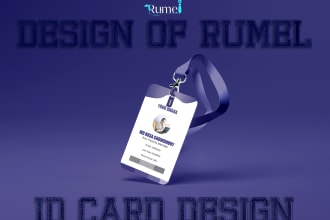 create unique creative corporate identity card or id card with minimalist design