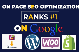 complete wordpress on page SEO optimization service google top ranking