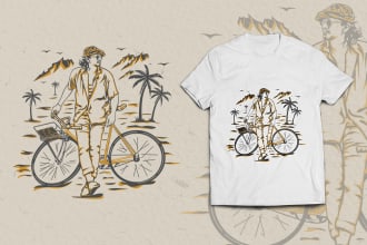 create vintage cartoon mascot logo or tshirt design