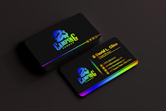 do luxury business card and minimalist logo design