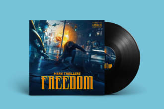 design album cover art, music artwork, cd cover, mixtape, ep or podcast cover