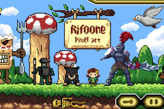 create pixel art and animation