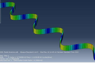 do fea, cae analysis simulation from 3d design using abaqus