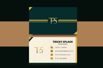 do outstanding minimalistic modern business card visiting card design