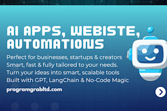 build  ai saas website, ai chat app