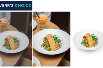 do food photo retouch in lightroom photoshop