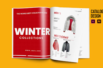 product catalog design, booklet design, lookbook
