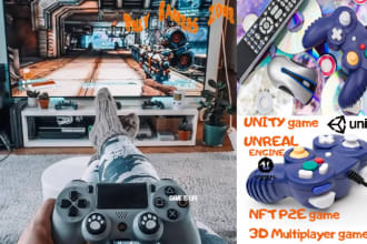 build metaverse game, nft game, 3d multiplayer game, p2e game