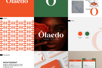 design a creative and unique brand visual identity