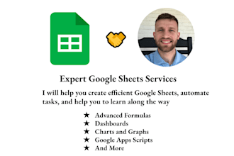 be your google sheets expert