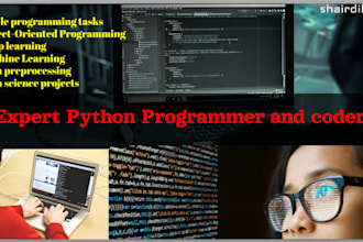 be your expert python coder and  programmer