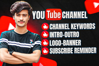 create and setup youtube channel